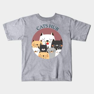 Cats HUB Kids T-Shirt